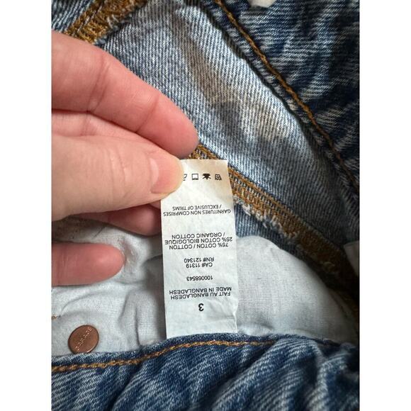 Garage Denim Wide Leg Distressed Ripped Jeans Size 3/ 26 - Picture 5 of 7